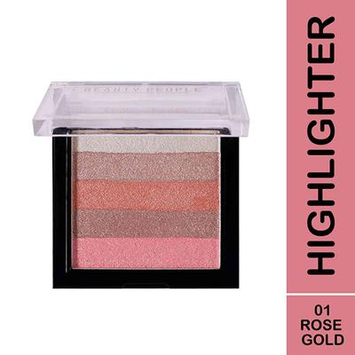 Beauty People Brick Highlighter & Blush Shade 01 7 gm - Highlighters & Illuminators
