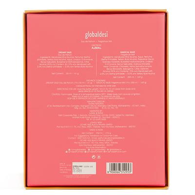 Global Desi Crafted By Ajmal Gift Pack 1 Illusion Dreamy Daze & Magical Maze 250 Ml - Perfumes (Edt/Edp)