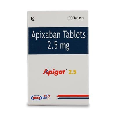 APIGAT 2.5mg Tablet 30's - Blood Clot-Ant