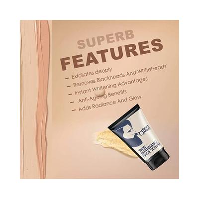 Qraamen Skin Whitening Face Scrub with Yogurt and Oatmeal 100 gm - Face Scrubs