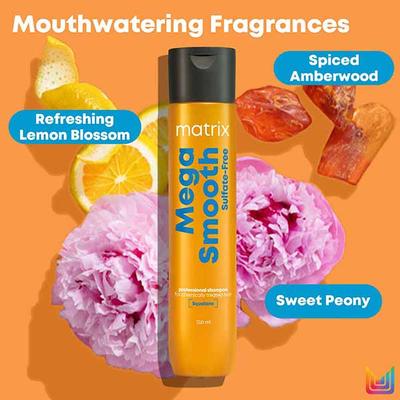 Matrix Mega Smooth Sulfate-Free Shampoo for Bond Repair Safe for Keratin, Botox 350 ml - Shampoos