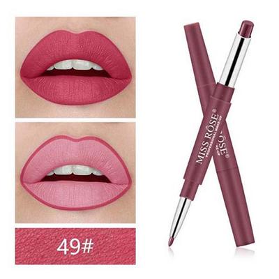 Miss Rose 2 In 1 Creamy Matte Lipstick Chii 7102 - 001M 49 2.1 gm - Lipsticks
