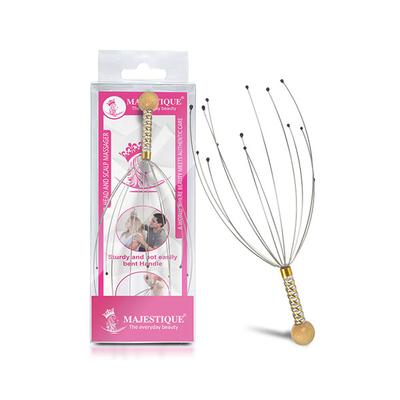 Majestique Head and Scalp Massager, Handheld Head Massage Tingle Stress Relief - Color May Vary 1's - Others