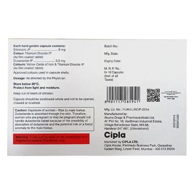 Silofast D 8 Capsule 10'S - Bladder And Prostate Disorders-Dru