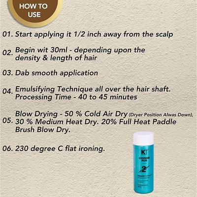 Kehairtherapy Professional Cystein Plus Treatment 120 ml - Straight Hair