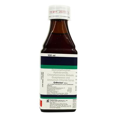 GRILINCTUS Syrup 100ml - Cough And Cold-Cou