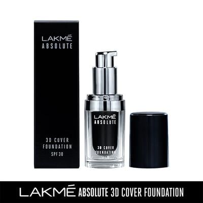 Lakme Absolute 3D Cover Foundation Cool Ivory 15 Ml - Foundation