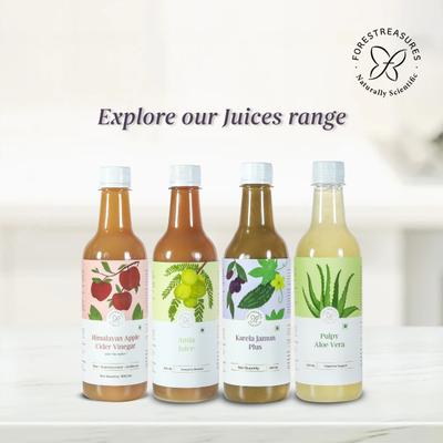 Forestreasures Karela Jamun Plus Juice 500ml - Ayurvedic Juices