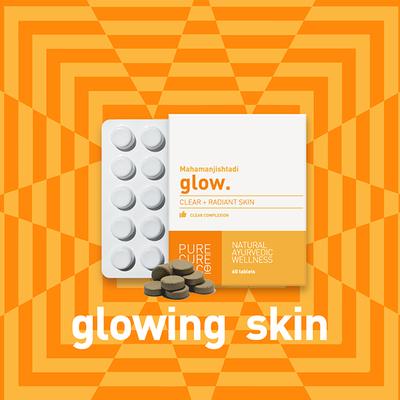 Purecure+Co Mahamanjishtadi Glow (60 Tablets) 1's - Hair & Skin