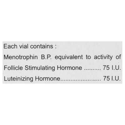 Humog 75Iu Injection 1's - Hormonal Therapy-Tro