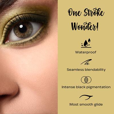 Faces Canada Ultime Pro Intense Gel Kajal With Smudger & Sharpener - Sand Beige 1.2 gm - Kajal & Kohls