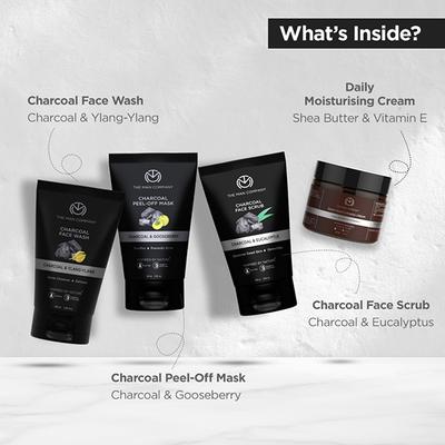 The Man Company Ayushmann Face Care Box (100ml+250gm) 1's - Masks & Peels