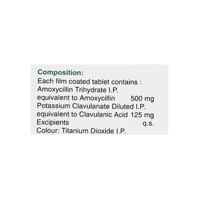Miliclav 625mg Tablet 10'S - Bacterial Infections-Pen