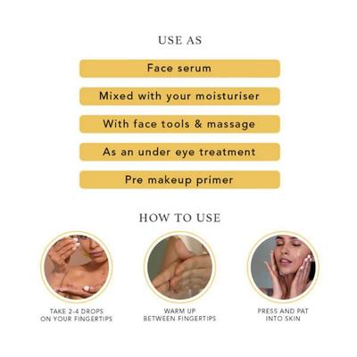 Ras Luxury Skincare 24K Gold Radiance Beauty Boosting Face Elixir 6ml - Face Oils