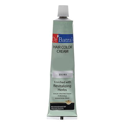 Dr. Batra's Herbal Hair Color Cream - Brown 130 gm - Crème