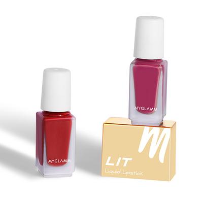 Myglamm Lit 2 In 1 Liquid Matte Lipstick - Alpha Female 4 Gm - Liquid Lipsticks