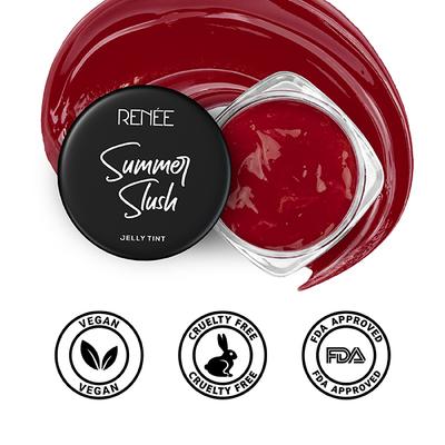 RENEE Summer Slush Jelly Tint - Juicy Strawberry 13 gm - Lip Stains & Tints