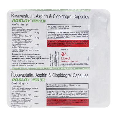 ROSLOY GOLD 10 Capsule 15's - Blood Clot-Ant