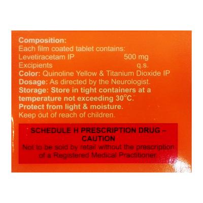 LEVIGRESS 500 Tablet 15's - Epilepsy/Convulsion-Ant