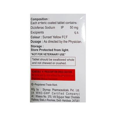 DICLOFEN 50 Tablet 15's - Pain relief-Nsa