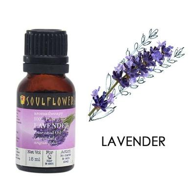 Soulflower Essential Oil - Lavender 15 ml (N) - Lotions & Creams