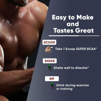 Fitspire Super BCAA Powerful Intra Workout m 25 Servings Blueberry 250 gm - Workout Essentials