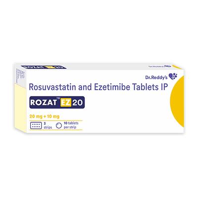 ROZAT EZ 20 Tablet 10's - High Cholesterol-Dys
