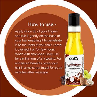 Globus Naturals Coconut Hair Oil 100 ml - Hair Oils