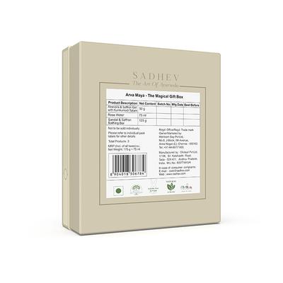 Sadhev Arva Maya - The Magical Gift Box - Aloe Vera & Saffron Gel 50Gm 1's - Facial Kits