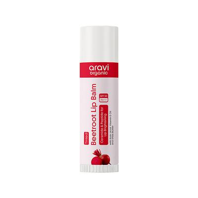Aravi Organic Lip Glowy Balm with SPF 50 PA Plus Kojic Acid and Ceramide for Lip Brightening  5 gm - Lip Balms