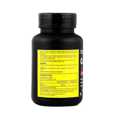 Healthvit Fitness Caffeine- Tablets (Energy, Focus & Endurance) 60's - General Health