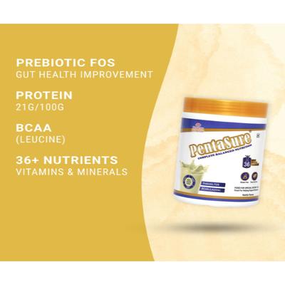 PentaSure Complete Balanced Nutrition Powder - Vanilla Flavour 400 g - Daily Health Drinks