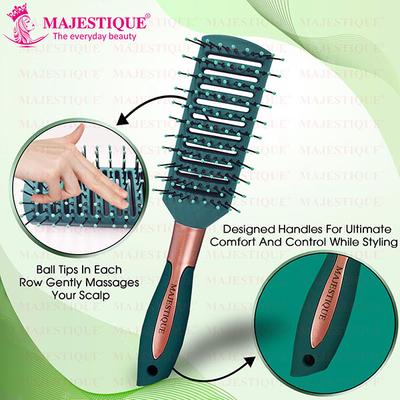Majestique Vented Hair Brush for Blow Drying HR146 Heat-Resistant for Men, Women 1's - Hair Brushes