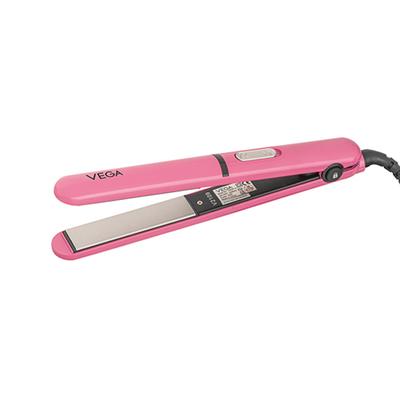 Vega Flat Hair Straightener for Women with Ceramic Coated Plate, Quick Heatup (VHSH-15) 449 gm - Straighteners