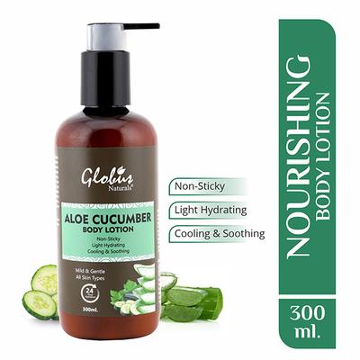 Globus Naturals Aloe Cucumber Body Lotion Enriched 300 ml - Lotions & Creams