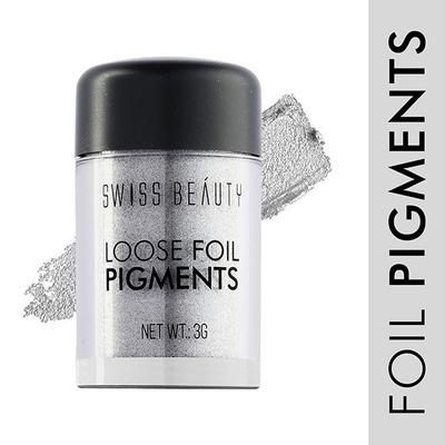 Swiss Beauty Loose Foil Pigments Eyeshadow - (Shade-12) 3 gm - Eyeshadow, Bases & Primers