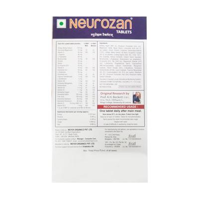 Neurozan Tablet 10'S - Supplements-Vam