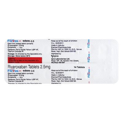 FLOVAS 2.5 Tablet 14's - Blood Clot-Ant