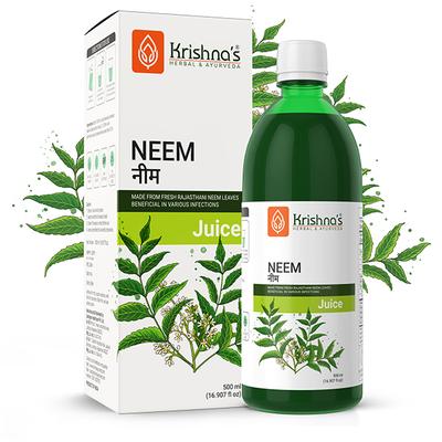 Krishna's Herbal & Ayurveda Neem Juice 500 ml - Ayurvedic Juices