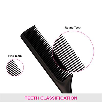 Vega Tail Hair Comb, for Women, Red (VC21272) 2's - Hair Combs