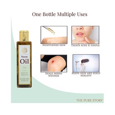 The Pure Story Neem Oil Pure Natural 100ml - Hair Oils