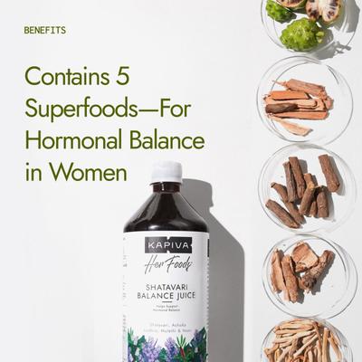 Kapiva Her Foods Shatavari Balance Juice 1 l - Personal Care (Ayush)