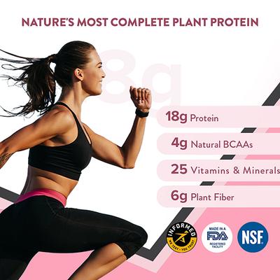 Wellbeing Nutrition Her Superfood Plant Protein Powder Chocolate Peanut Butter 500 g - Nutritional Bars