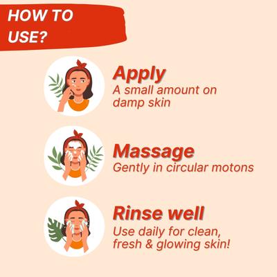 HealthBest Kidbest Face Wash - Strawberry & Aloa vera 100 ml - Baby Skin Care