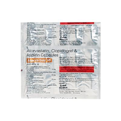 ATORVA GOLD 10mg Capsule 15's - Blood Clot-Ant
