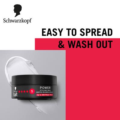 Schwarzkopf Power Styling Wax 75 ml - Hair Gels & Waxes