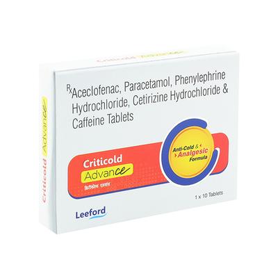CRITICOLD ADVANCE Tablet 10's - Cough And Cold-Ant