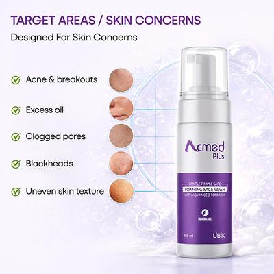ACMED PLUS GENTLE PIMPLE CARE FOAMING Face Wash 150ml - Cleanser-Oth