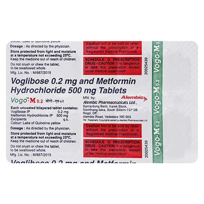 Vogo M 0.2mg Tablet 10'S - Diabetes-Ant