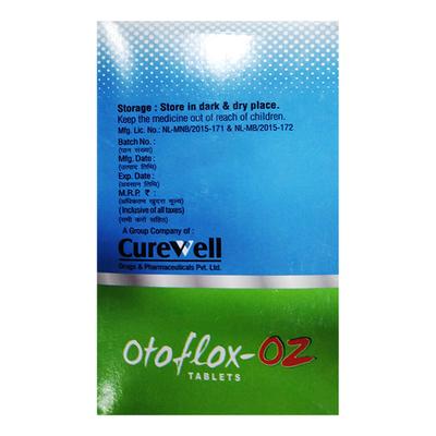 OTOFLOX OZ Tablet 10's - Bacterial Infections-Qui